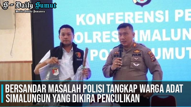 Alasan polisi tangkap 6 warga adat simalungun