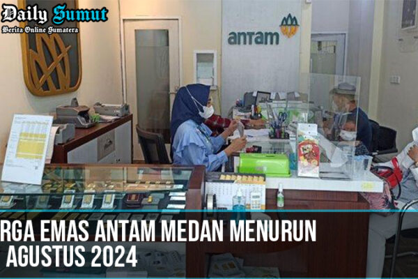 Harga Emas Antam Medan Menurun 15 Agustus 2024