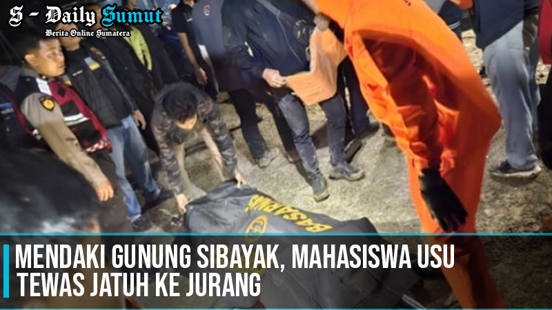 Mendaki Gunung Sibayak, Mahasiswa USU Tewas