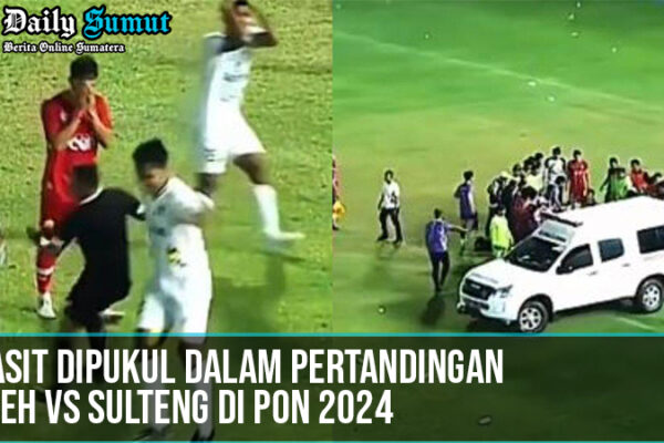 wasit dipukuli dalam pertandingan aceh vs sulteng